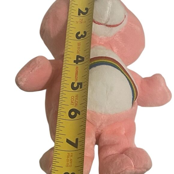 CARE BEARS CHEER BEAR PINK RAINBOW STUFFED ANIMAL PLUSH 8” TOY 2002 - Picture 8 of 14